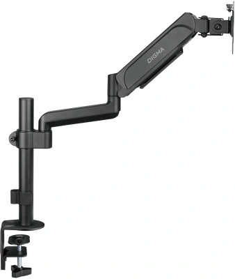 Кронштейн для мониторов ЖК Digma D-MM201 черный 17"-32" макс.9кг крепление к столешнице поворот и наклон