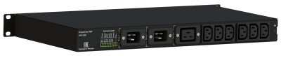 АВР Elemy ATS-1203/16/S/E/DO 1U 19" ввод:2xС20 выход:1xC19-6xС1316A черный