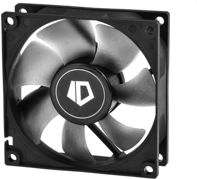 Вентилятор для корпуса ID-Cooling NO-8025-SD 80х80x25 черный 3-pin 21дБ Ret