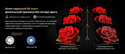 Телевизор QLED Skyworth 75" 75X67H Nexo Mini-LED черный/серый 4K Ultra HD 120Hz MEMC DVB-T DVB-T2 DVB-C DVB-S DVB-S2 USB WiFi Smart TV