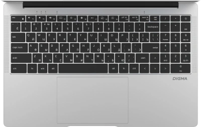 Ноутбук Digma EVE P5851 Pentium Silver N5030 8Gb SSD256Gb Intel UHD Graphics 605 15.6" IPS FHD (1920x1080) Windows 11 Pro silver WiFi BT Cam 5000mAh (DN15N5-8CXW05)