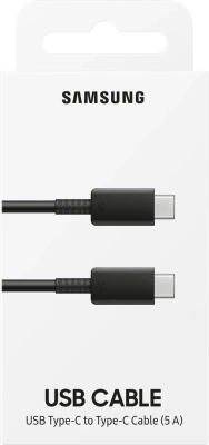 Кабель Samsung EP-DN975 EP-DN975BBEGWW USB Type-C (m)-USB Type-C (m) 1м черный коробка (упак.:1шт)