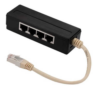 Адаптер Lanmaster TWT-Y-1P4H черный