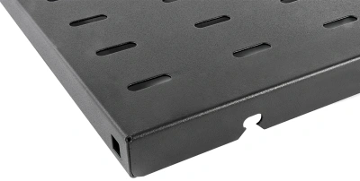 Полка стационарная ЦМО СВ-58-9005 0.5U нагр.:45кг. 19" 582мм черный (упак.:1шт)