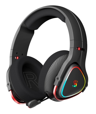 Наушники с микрофоном A4Tech Bloody MR710 черный 1.5м мониторные BT/Radio оголовье (MR710 BLACK)