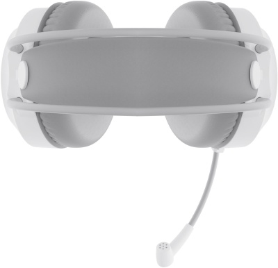 Наушники с микрофоном Оклик HS-L300G белый 2.2м мониторные оголовье (1796952)