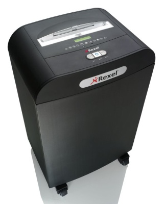 Шредер Rexel Mercury RDX2070 (секр.P-3) фрагменты 20лист. 70лтр. скрепки скобы пл.карты CD