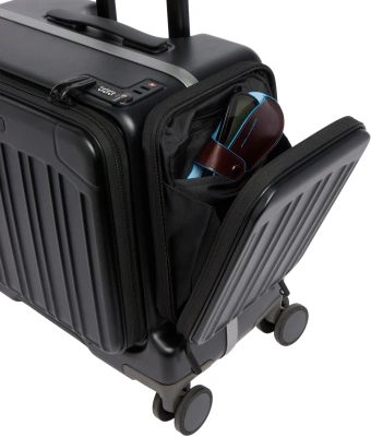Чемодан Piquadro PQ LIGHT BV7295PQL/NO 46x43x26см 42л. 3.67кг. поликарбонат черный матов.