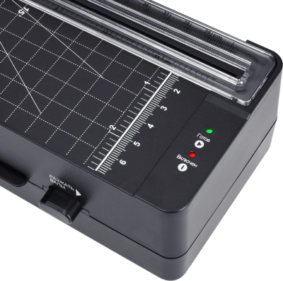 Ламинатор Heleos ЛМА4ДЧ черный A4 (60-125мкм) 30см/мин (2вал.) лам.фото