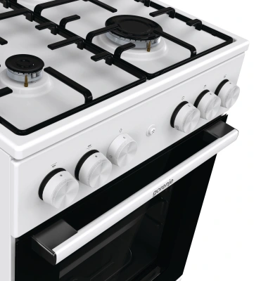 Плита Газовая Gorenje GG5A12WH белый (без крышки) реш.сталь