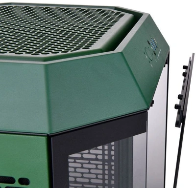 Корпус Thermaltake The Tower 300 Racing Green зеленый без БП mATX 8x120mm 6x140mm 2xUSB3.0 audio bott PSU