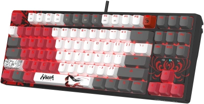 Клавиатура A4Tech S87 Naraka механическая черный/красный USB for gamer LED кабель 1.8м