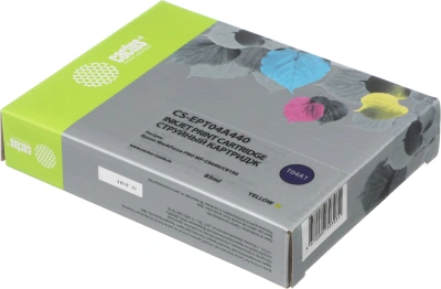 Картридж струйный Cactus CS-EPT04A440 T04A4 желт.пигм. (85мл) для Epson WorkForce Pro WF-C8190, WF-C8690 с чипом