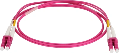 Патч-корд Lanmaster LAN-2LC-2LC/OM4/SL-10 2x50/125 OM4 LC дуплекс-LC дуплекс 10м LSZH розовый