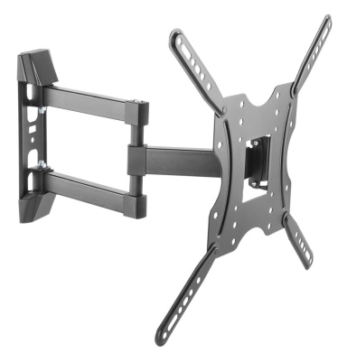 Кронштейн для телевизора Ultramounts UM904 черный 32"-55" макс.30кг настенный поворотно-выдвижной и наклонный
