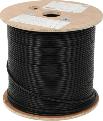 Кабель информационный ITK LC3-C5E04-139 кат.5E UTP 4 пары 24AWG LDPE внешний 305м черный