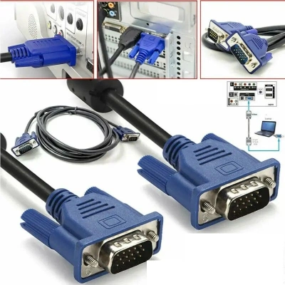 Кабель Premier 5-960B VGA (m) VGA (m) 1.8м (5-960B 1.8) феррит.кольца черный