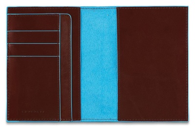 Обложка для паспорта Piquadro Blue Square PP1660B2/MO коричневый натур.кожа