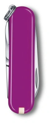 Нож перочинный Victorinox Classic SD Tasty Grape (0.6223.52G) 58мм 7функц. подар.коробка