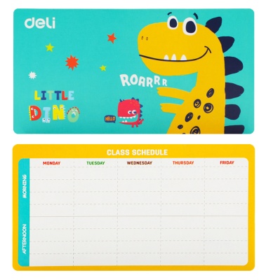 Настольный набор Deli EH452 (9 предметов) пластик ассорти