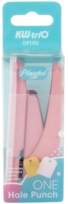 Дырокол Kw-Trio 09190PINK макс.:20лист. металл розовый отв.:1