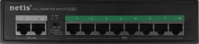 Коммутатор Netis P110GC (L2) 10x1Гбит/с 8PoE+ 120W неуправляемый