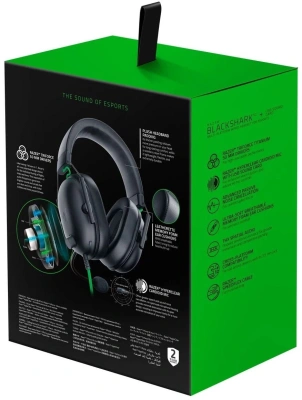 Наушники с микрофоном Razer Blackshark V2 X черный 1.3м мониторные оголовье (RZ04-03240100-R3M1)