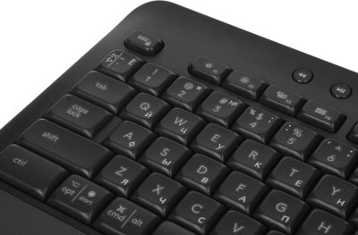 Клавиатура + мышь Logitech MK650 клав:графитовый мышь:черный/серый USB беспроводная Bluetooth/Радио (920-011013)