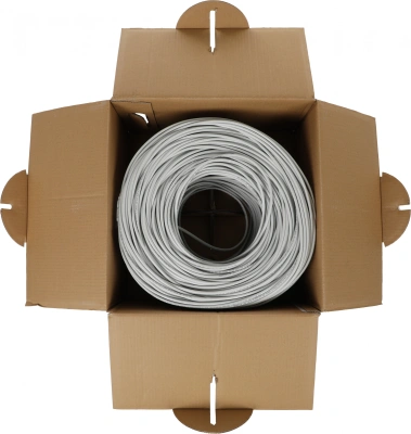 Кабель информационный ITK Generica BC1-C5E04-311-305-G кат.5E FTP 4 пары 24AWG PVC внутренний 305м серый