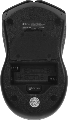 Мышь Оклик 615MW черный/синий оптическая 1200dpi беспров. USB для ноутбука 3but (412862)