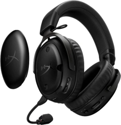 Наушники с микрофоном HyperX Cloud III S Wireless черный 0.5м мониторные BT оголовье (A59YZAA)