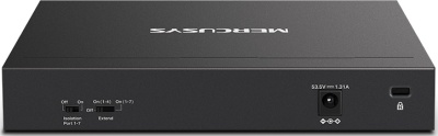 Коммутатор Mercusys MS108GP (L2) 8x1Гбит/с 7PoE+ 65W неуправляемый