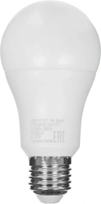 Умная лампа Gauss IoT Smart Home E27 10Вт 1055lm Wi-Fi (упак.:1шт) (1080112)