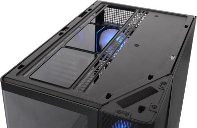 Корпус Thermaltake Arcus 280 TG curved черный без БП mATX 6x120mm 2x140mm 2xUSB3.0 audio bott PSU