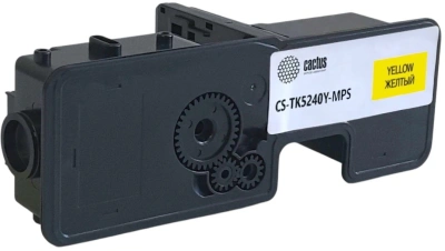 Картридж лазерный Cactus CS-TK5240Y-MPS желтый (6000стр.) для Kyocera Ecosys M5526cdn/M5526cdw/P5026cdn/P5026cdw с чипом