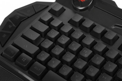 Клавиатура A4Tech B310N черный USB Multimedia for gamer LED (подставка для запястий) кабель 1.8м