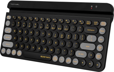 Клавиатура A4Tech FBK30 черный/серый USB беспроводная BT/Radio slim Multimedia (FBK30 BLACKCURRANT)