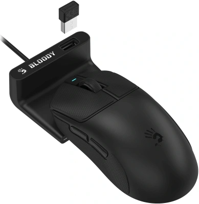 Мышь A4Tech Bloody R77 Ultra Dock черный оптическая 20000dpi беспров. USB 5but