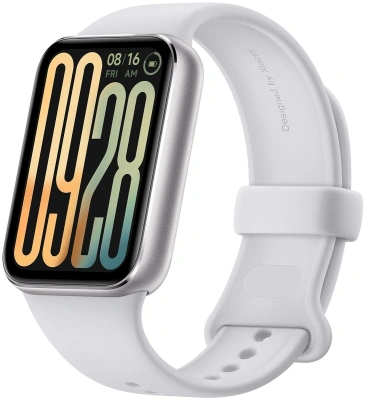 Фитнес-трекер Xiaomi Smart Band 9 Pro AMOLED корп.:серебристый рем.:серебристый (BHR8715GL)