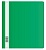 Папка-скоросшиватель Бюрократ Люкс -PSL20A5GRN A5 прозрач.верх.лист пластик зеленый 0.14/0.18