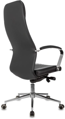 Кресло эргономичное Бюрократ CH-610SL-Lux черный экокожа крестов. металл хром