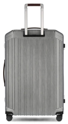 Чемодан Piquadro PQ LM (BV4428PQLM/NCU) 51x75x28см 89л. 5.59кг. поликарбонат/натур.кожа темно-серый