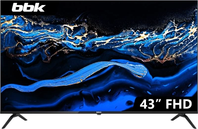 Телевизор LED BBK 43" 43LEM-1036/FTS2C (B) черный FULL HD 60Hz DVB-T2 DVB-C DVB-S2 USB (RUS)