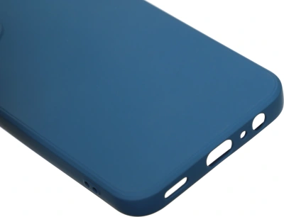 Чехол (клип-кейс) BoraSCO для Samsung Galaxy A15 Microfiber Case синий (72893)