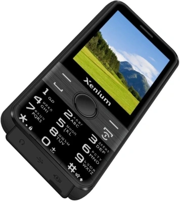 Мобильный телефон Xenium X800 черный моноблок 2Sim 2.8" 240x320 Spreadtrum ThreadX RTOS 0.3Mpix GSM900/1800 MP3 FM microSD max32Gb