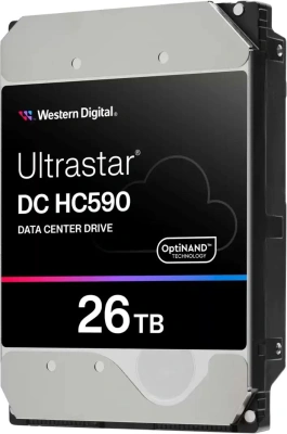 Жесткий диск WD SATA-III 26TB 0F65672 WUH722626ALE6L4 Server Ultrastar DC HC590 4KN (7200rpm) 512Mb 3.5"