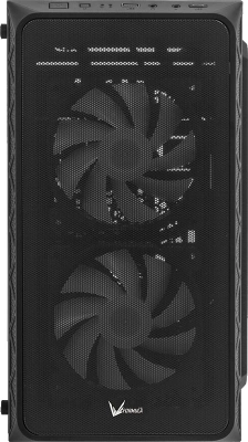 Корпус Formula Air Mesh G4 Plus AR черный без БП mATX 1xUSB2.0 1xUSB3.0 audio