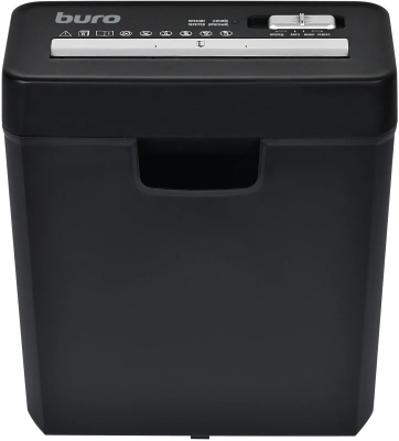 Шредер Buro Home BU-S600 черный (секр.Р-1) ленты 6лист. 10лтр. пл.карты