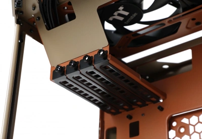 Корпус Thermaltake The Tower 300 Gravel Send коричневый без БП mATX 8x120mm 6x140mm 2xUSB3.0 audio bott PSU