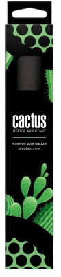 Коврик для мыши Cactus Black Mesh черный 300x250x3мм (CS-MPC-D02M)